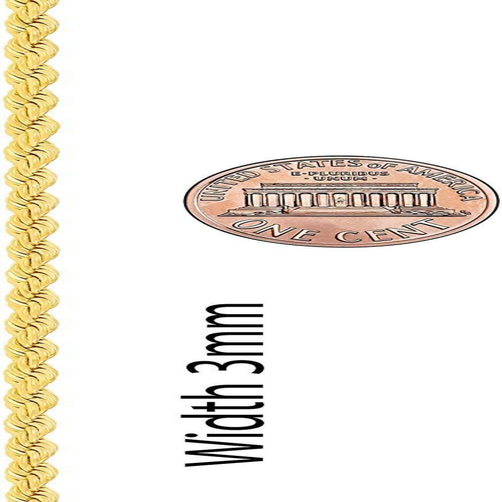 3mm Rope Chain Anklet - Image 12