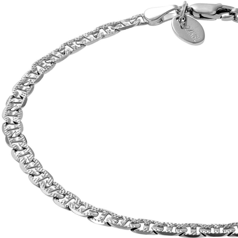 4mm Mariner Link Chain Anklet - Image 8