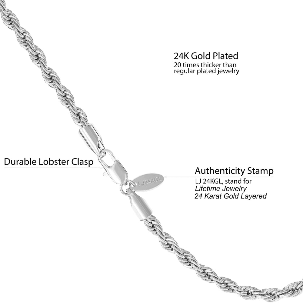 5mm Rope Chain Anklet - Image 10