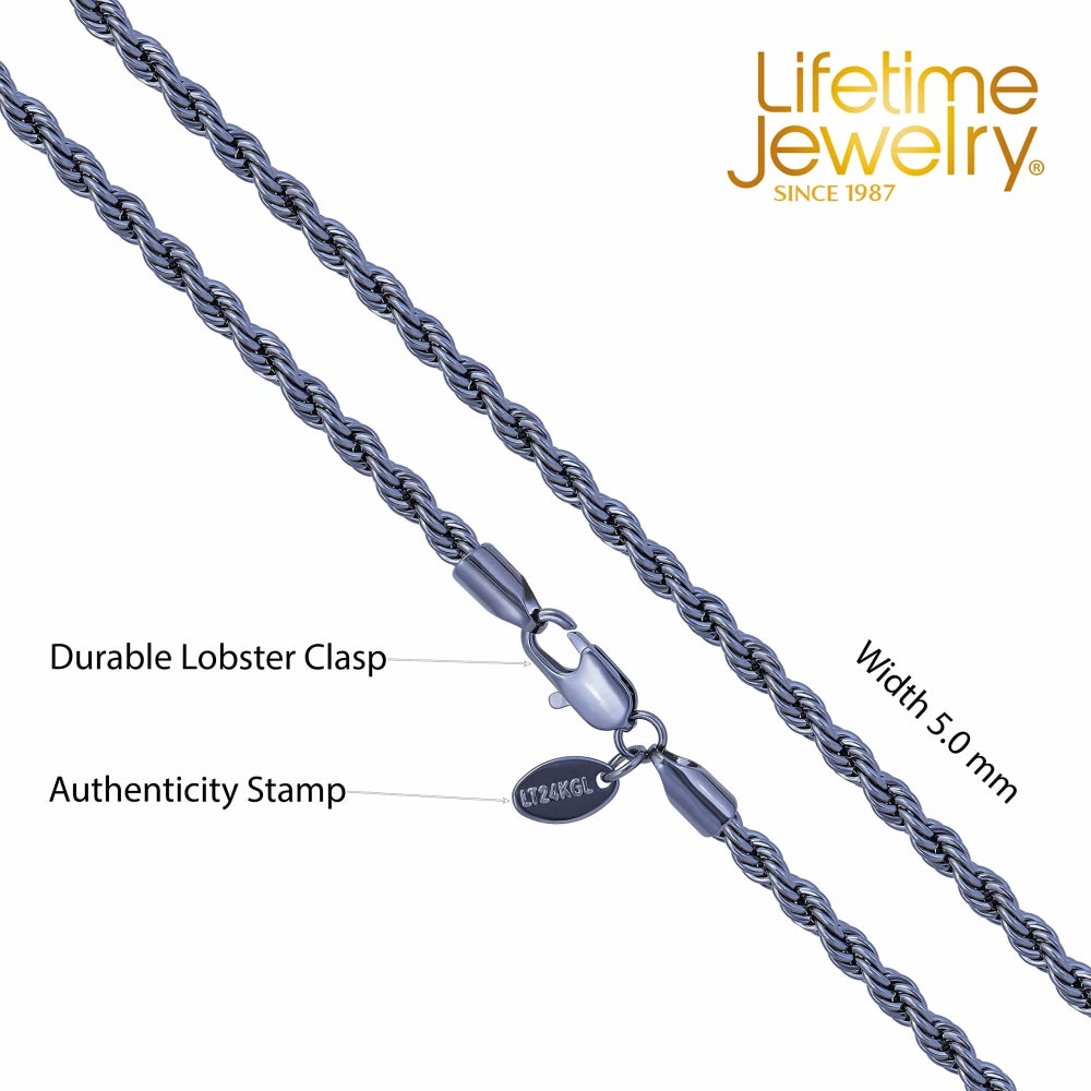 5mm Rope Chain Necklace - Image 19