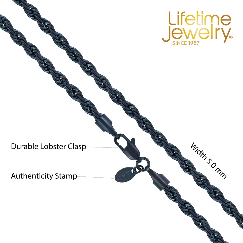 5mm Rope Chain Necklace - Image 11