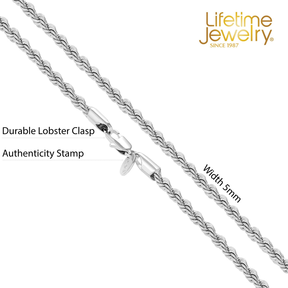 5mm Rope Chain Necklace - Image 27