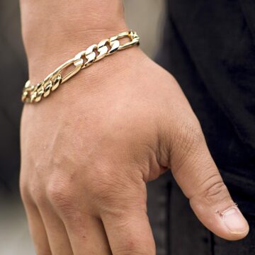 Alternative view of 9mm Figaro Bracelet