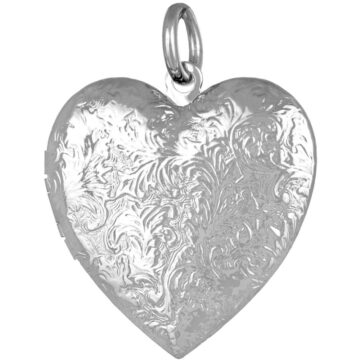 Alternative view of Antique Heart Locket Necklace