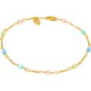Colorful Square Beads Anklet
