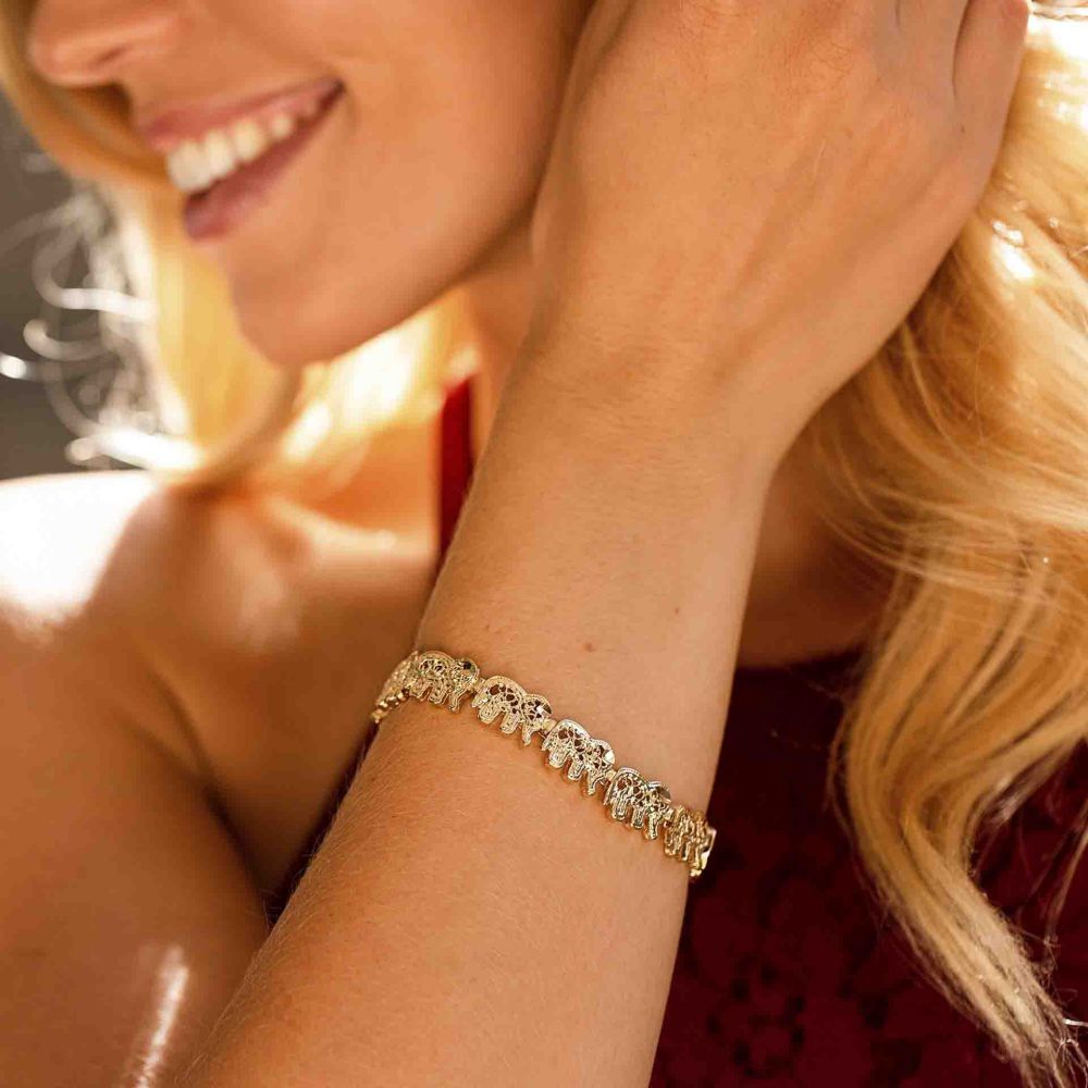 Elephant Link Bracelet - Image 3