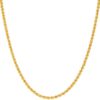 1mm Rope Chain Necklace