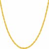 2.5mm Rounded Scroll Necklace