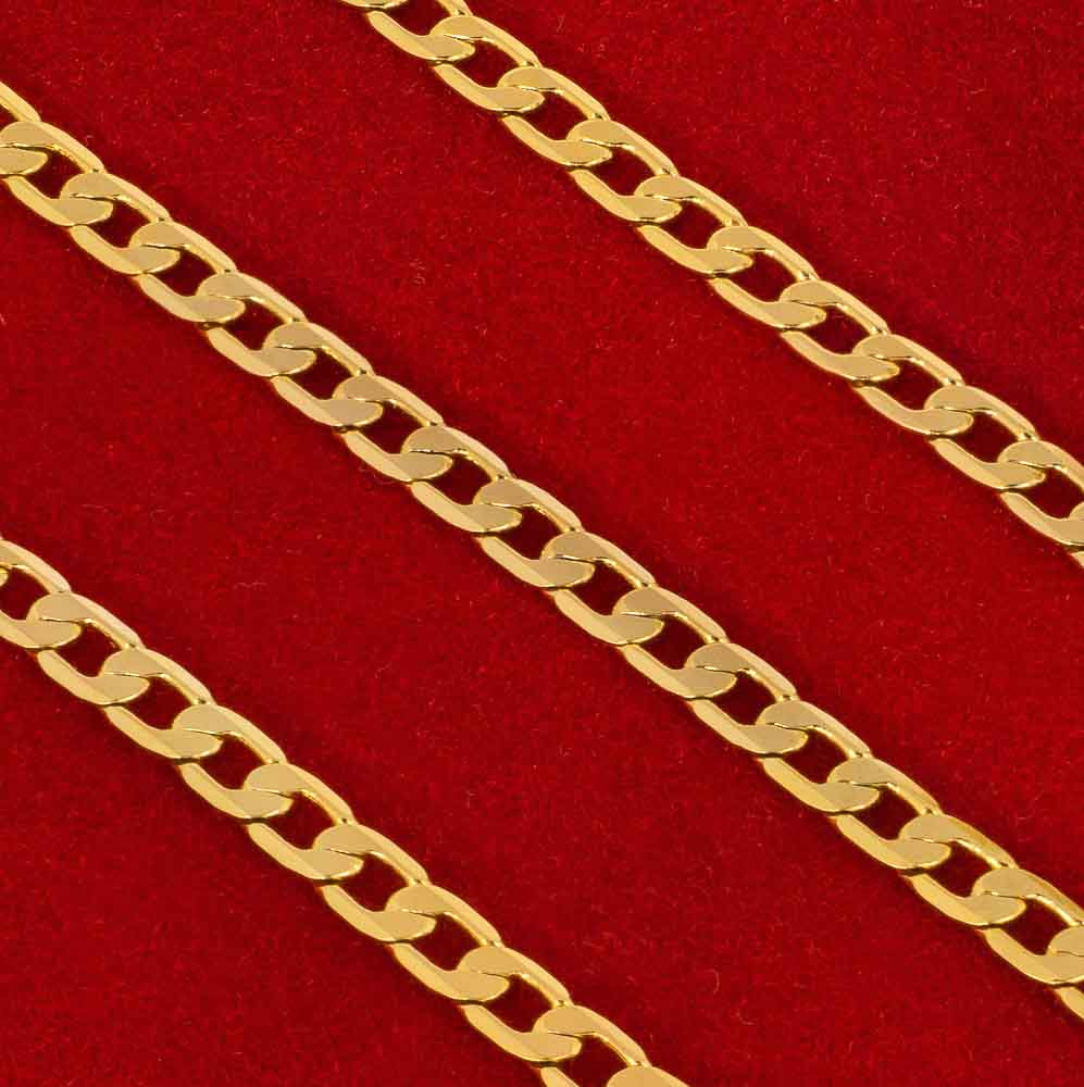 3mm Flat Cuban Link Chain - Image 9