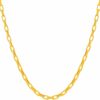 3mm Paperclip Chain Necklace