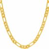 5mm Crushed Figaro Chain Necklace