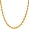 5mm Rope Chain Necklace