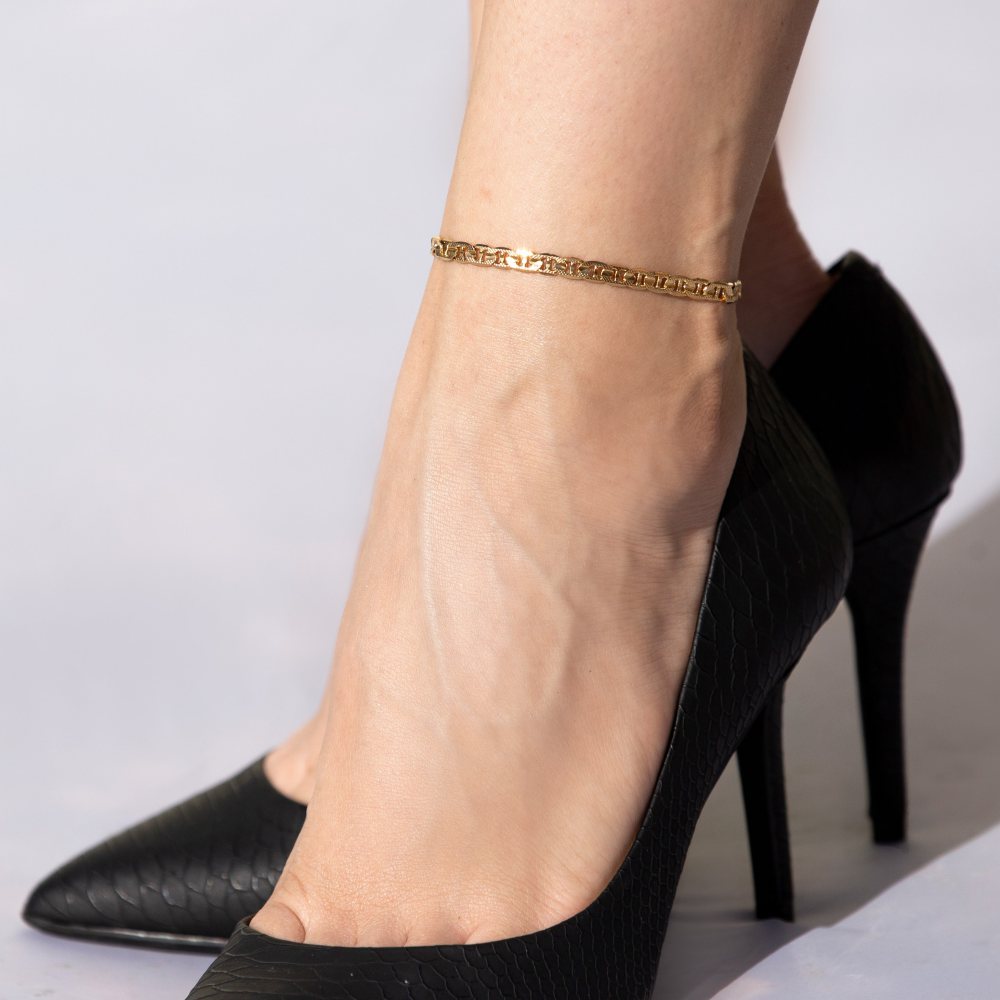 5mm Crushed Mariner Anklet - Image 4