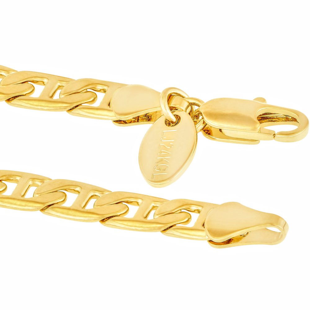 5mm Mariner Link Anklet - Image 5