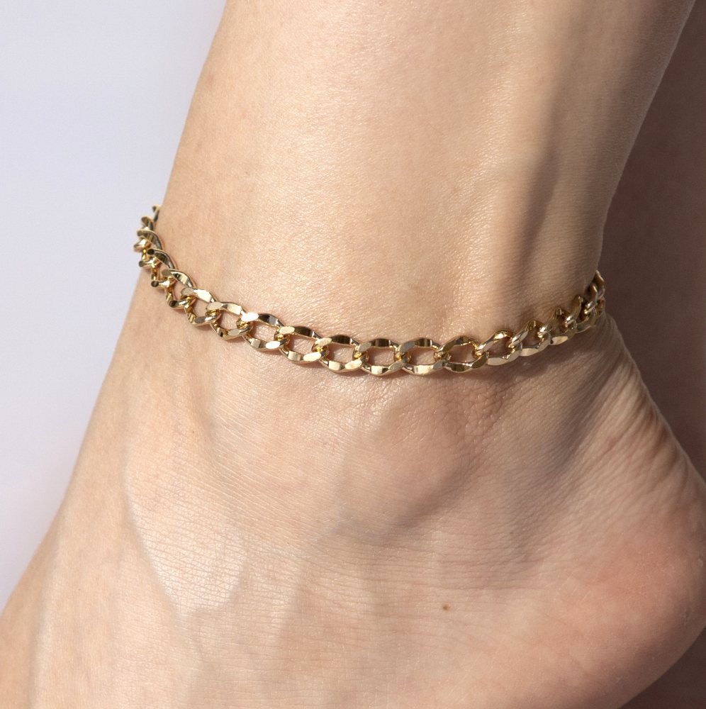 5mm Open Link Anklet - Image 6