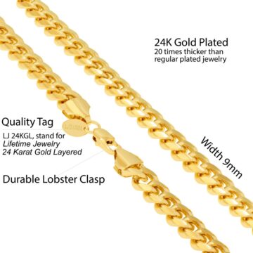Alternative view of 9mm Cuban Link Chain (Round)