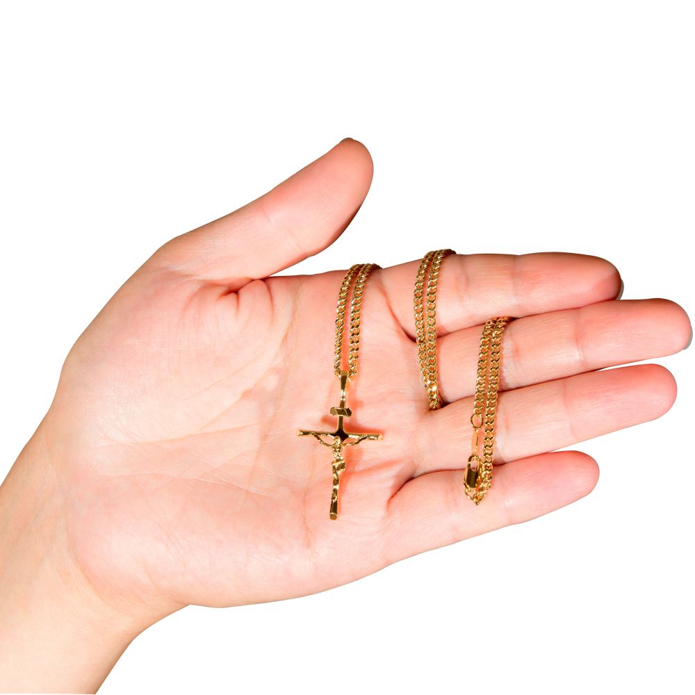 Classic Jesus Crucifix (with or without Pendant Chain) - Image 7