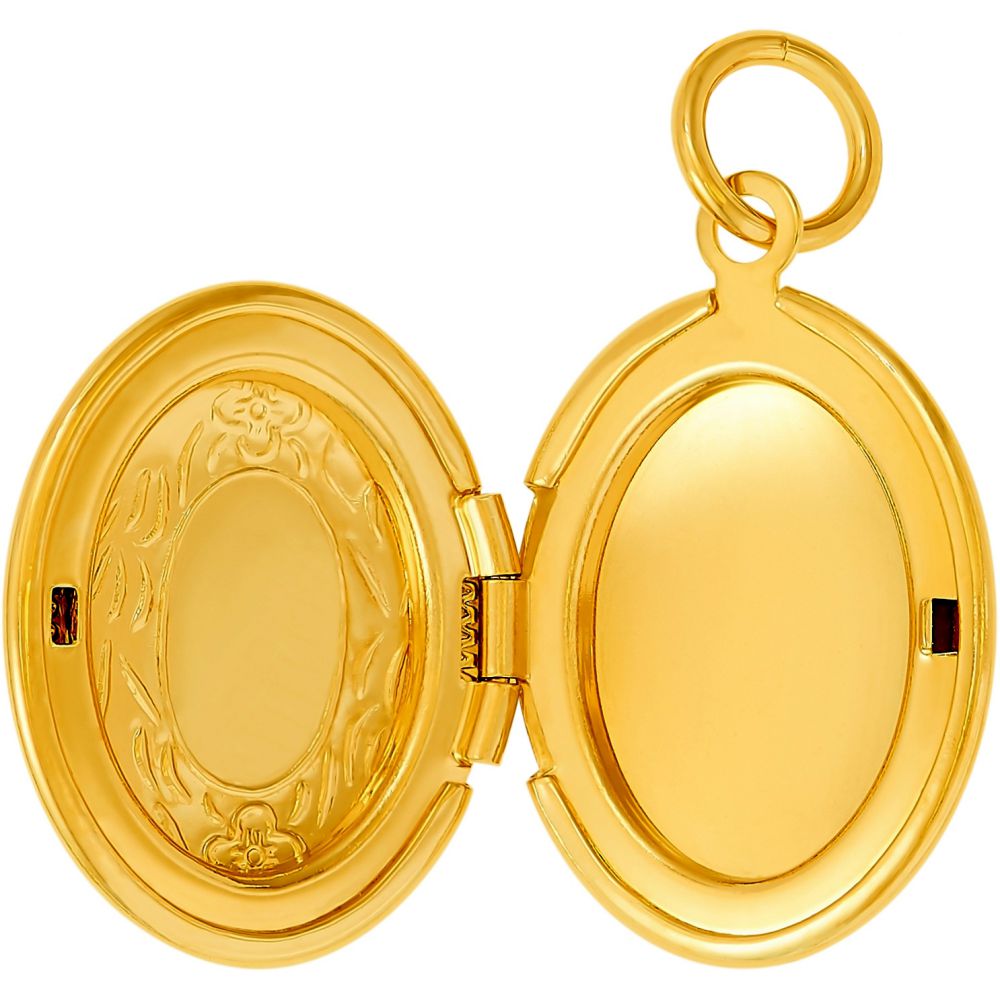 Oval Gold Plated Locket - Image 2