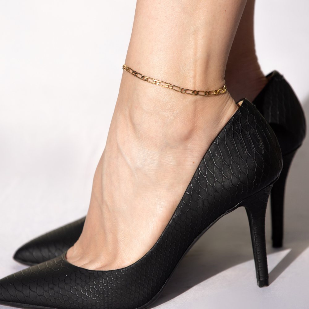 Flat Figaro Anklet - Image 4