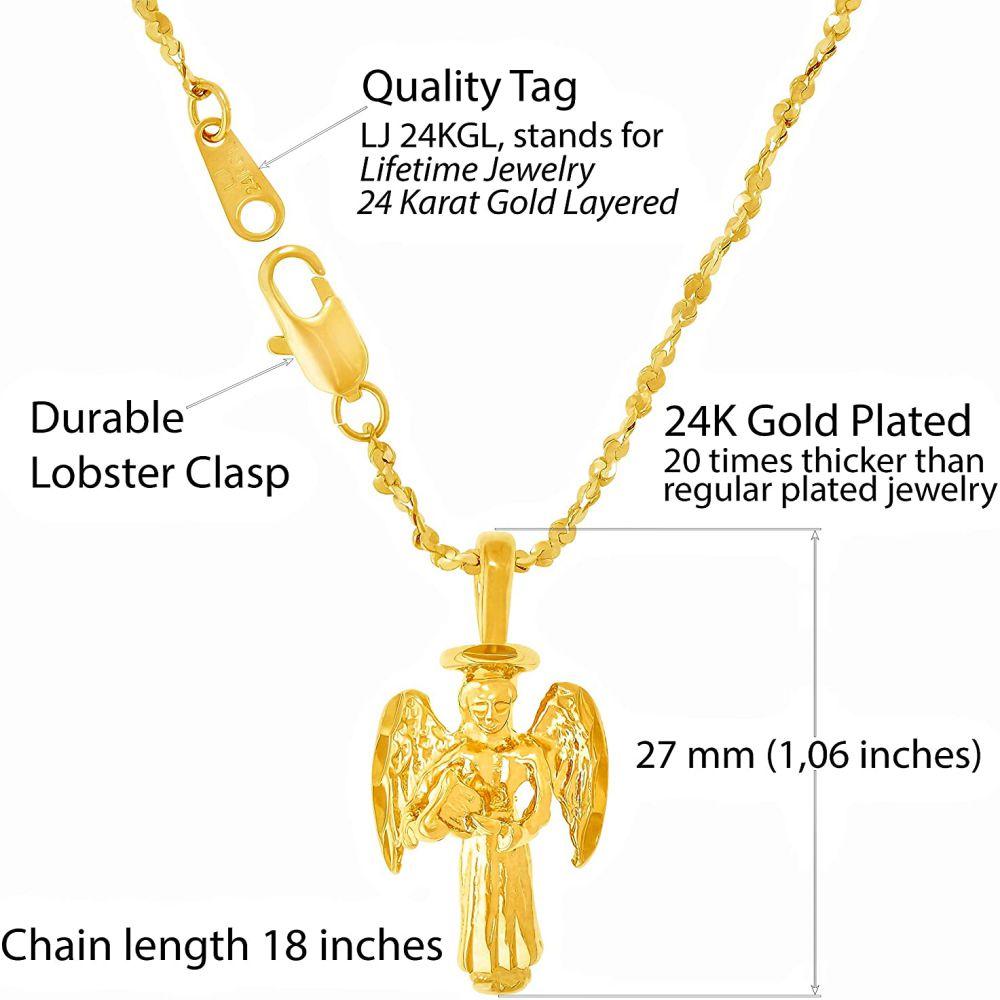 Guardian Angel Pendant Necklace - Image 3