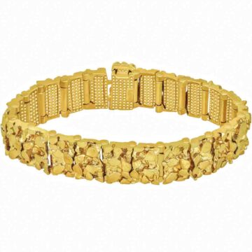 Alternative view of 16mm Medium Nugget Bracelet