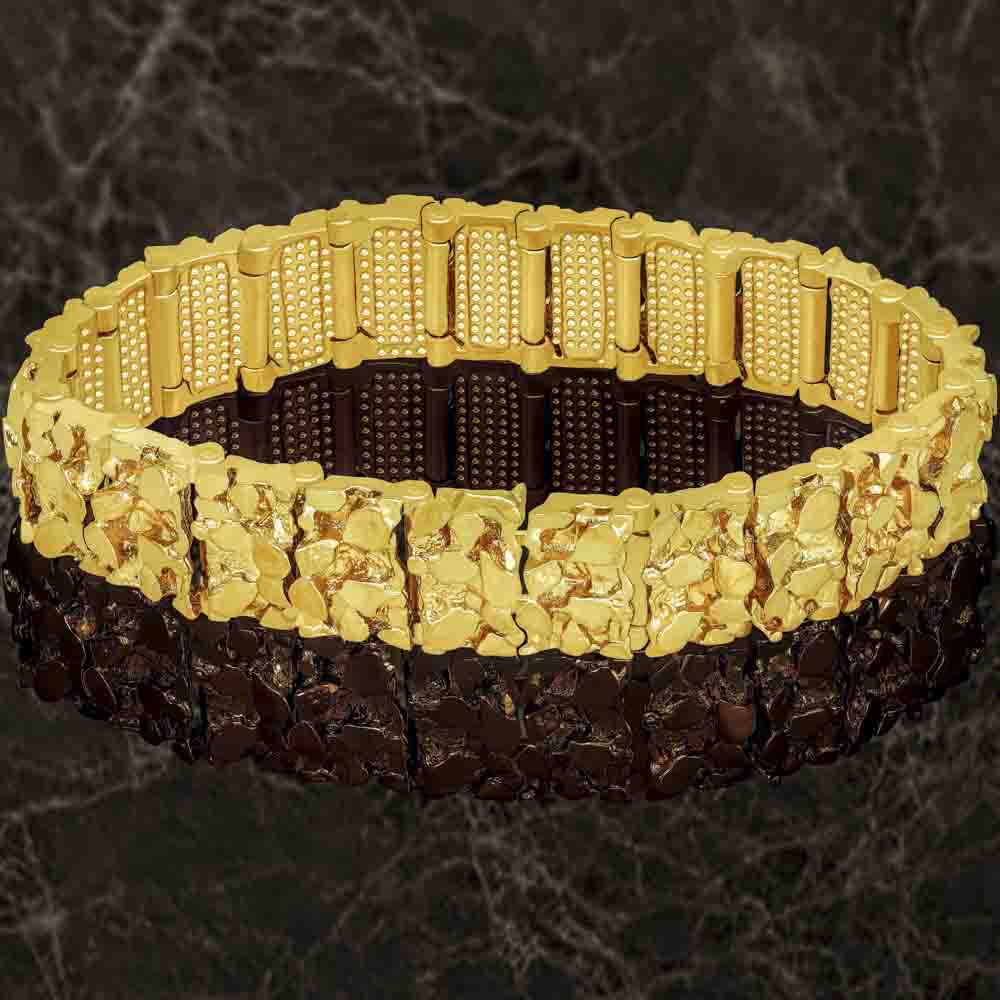 16mm Medium Nugget Bracelet - Image 4