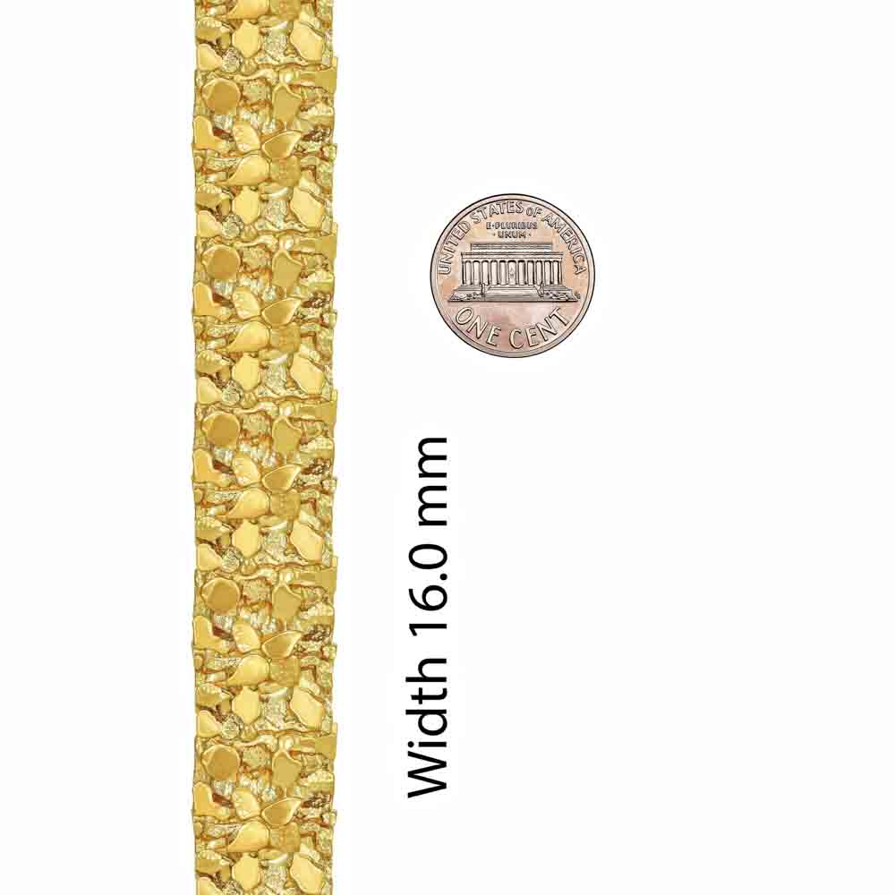 16mm Medium Nugget Bracelet - Image 3