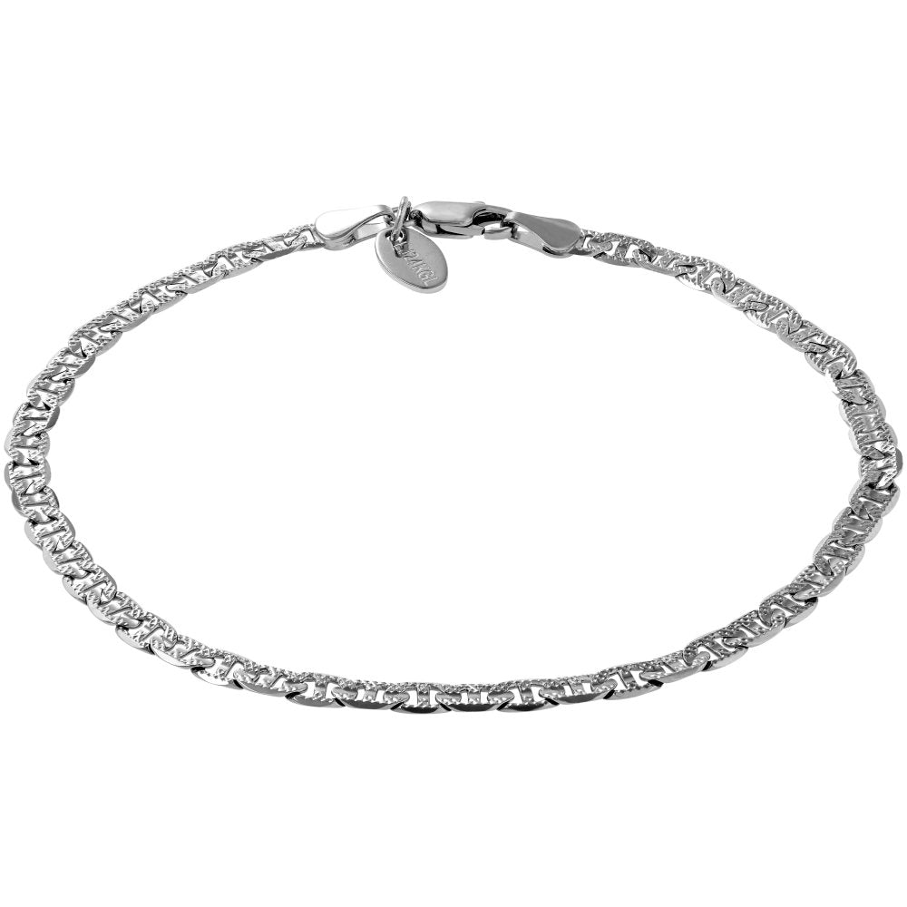 4mm Mariner Link Chain Anklet - Image 6