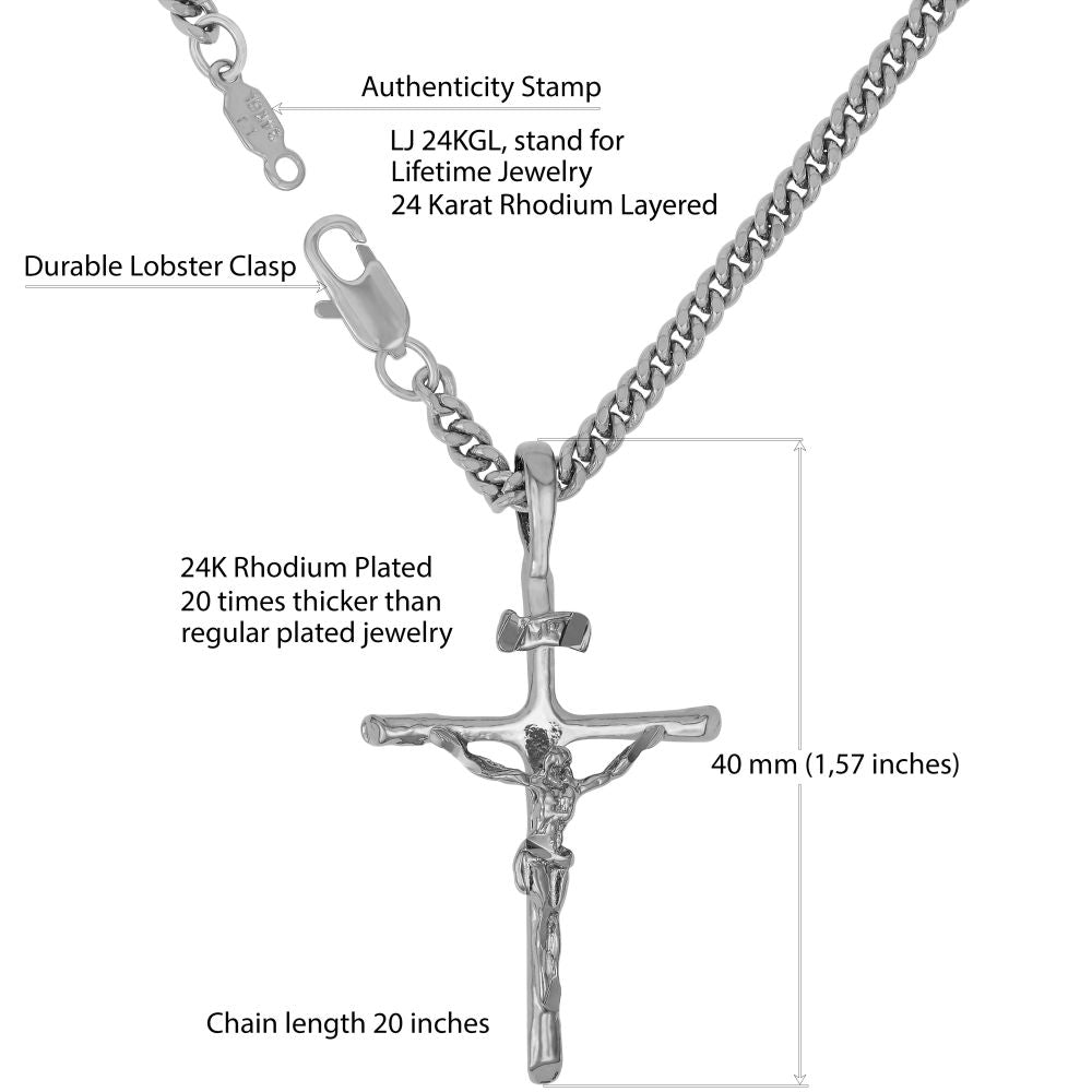 Classic Jesus Crucifix (with or without Pendant Chain) - Image 14