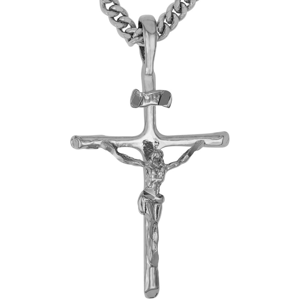 Classic Jesus Crucifix (with or without Pendant Chain) - Image 4