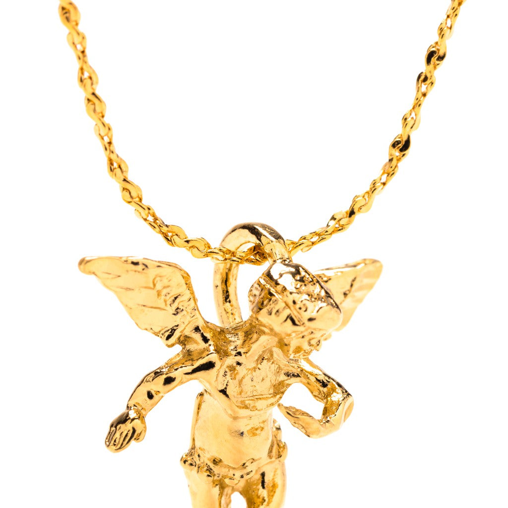 Cherub Angel Pendant Necklace - Image 5
