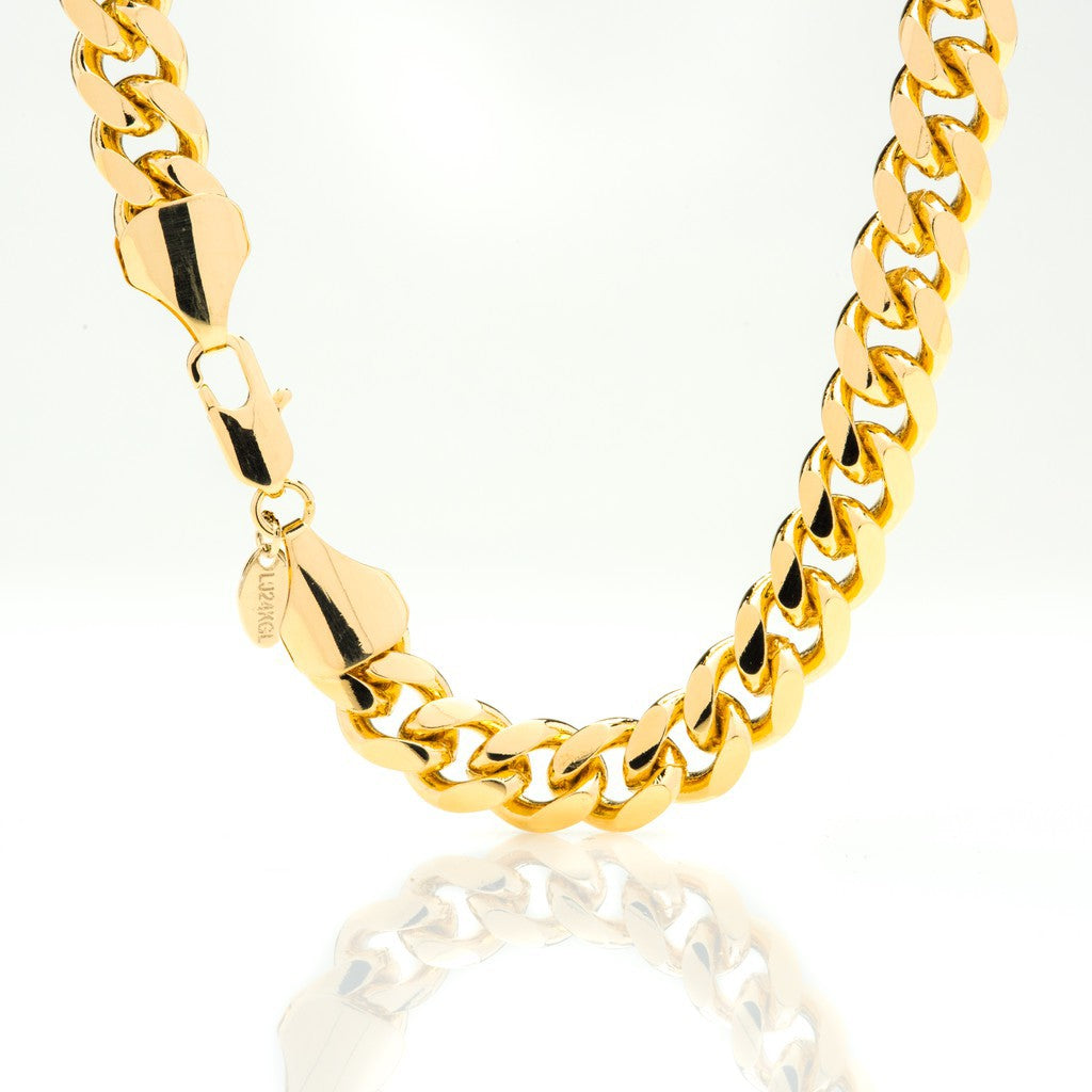 11mm Gold Cuban Link Chain - Image 4
