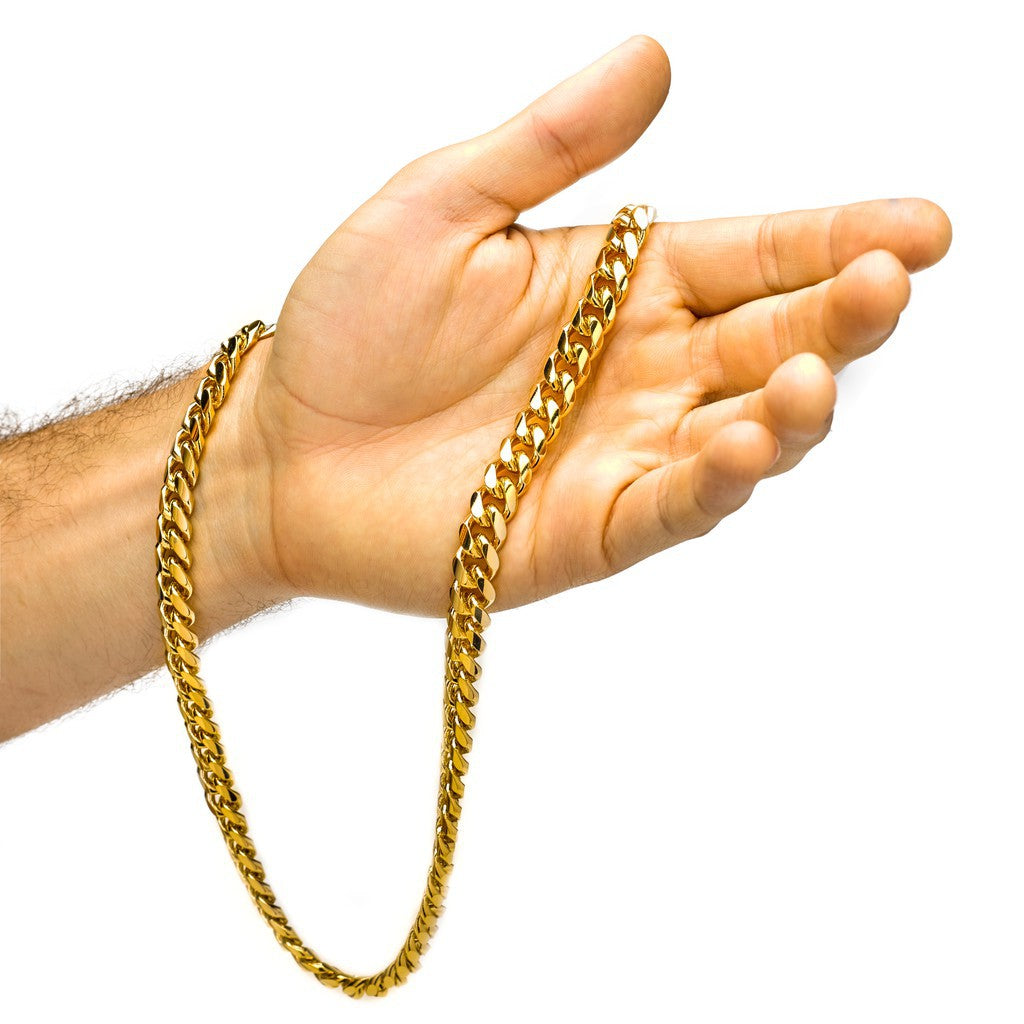 11mm Gold Cuban Link Chain - Image 5