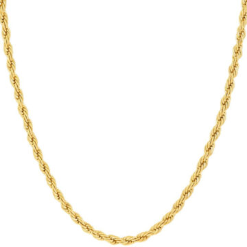 2mm Rope Chain Necklace